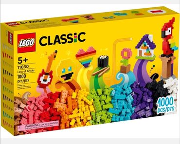 кубик игрушка: Lego Classic 11030 Много кубиков😉1000деталей, рекомендованный возраст