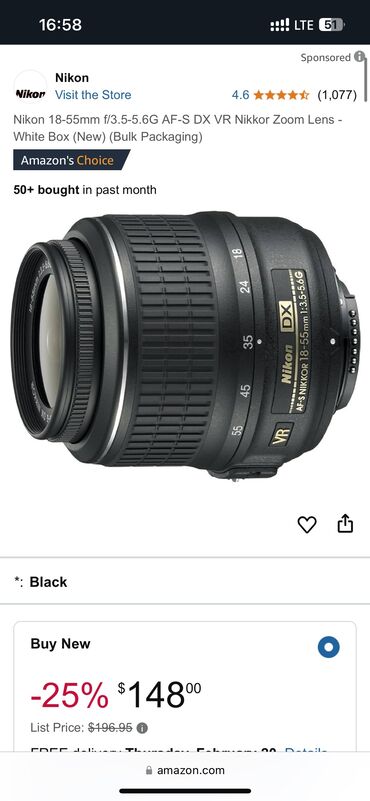 Объективы и фильтры: Обьектив на nikon. В идеальном состоянии 18-55mm с vr