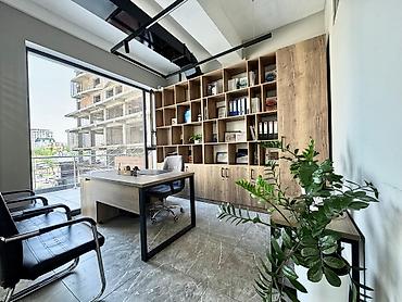 байтик тауэр: Аренда офисов, 120 м², В бизнес центре, 1 линия, С отдельной кухней, С системой безопасности — 6
