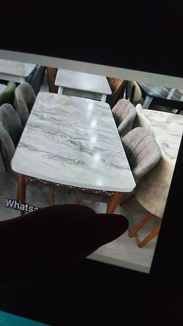 Masa və oturacaq dəstləri: Mətbəx üçün, Yeni, Açılan, Dördbucaq masa, 4 stul — 9