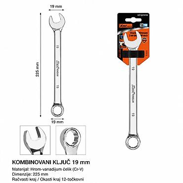 KMT Kombinovani ključ 9363764 - Tip: kombinovani ključ sa rašvastim i