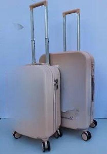 Putni koferi i torbe: Kofer za putovanja – Cinnamoroll dizajn, ružičasta boja - Tvrda — 10