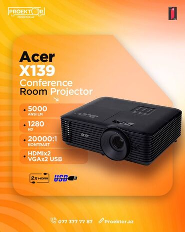 Mətbəx texnikası: Yeni Portativ Proyektor Acer, Ödənişli çatdırılma