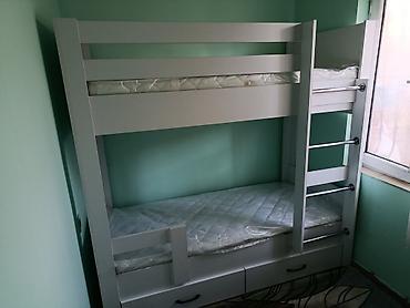 Uşaq mebeli: Oğlan və qız üçün, Yeni, Çarpayı, Matras ilə, Siyirməli, Laminat — 2