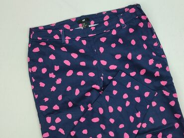 modne duże rozmiary spodnie: H&M, Spodnie materiałowe damskie, rozmiar L