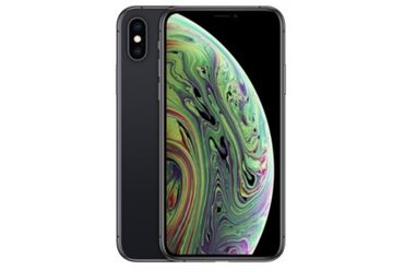 Apple iPhone: IPhone Xs, Б/у, 64 ГБ, Черный, Защитное стекло, 85 %