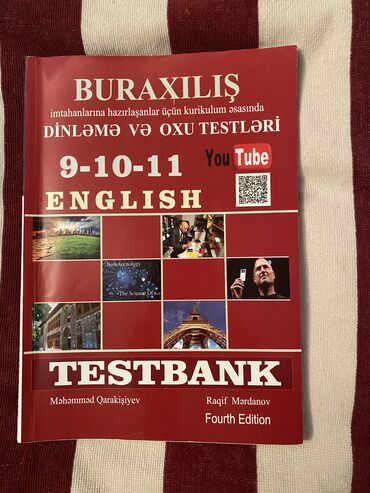 Kitablar, jurnallar, CD, DVD: English 9-10-11 reading listening testləri Üzərində işlənməyib,diski