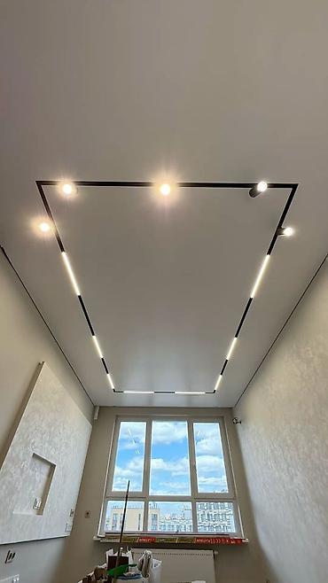 Натяжной потолок: Натяжной потолок Матовое, 3D потолки, Глянцевое Бесплатный замер, Монтаж, Гарантия — 4