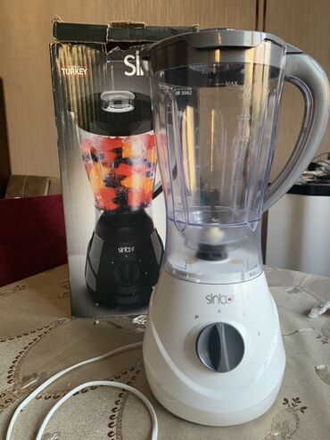 Boşqablar: Stasionar blender, Sinbo, İşlənmiş