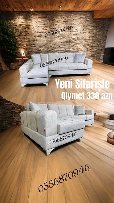 gence kreslo: Künc divan, Qonaq otağı üçün, Parça, Bazalı, Açılan, Kitab — 1
