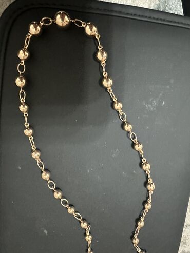 золотые сережки: Новые цепочки шарики,красное золото проба 585,длина 55 см,вес-13,30гр