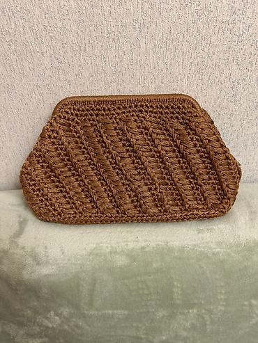 Çantalar: Əl işı toxunma çanta kolleksiyası - Material: parlaq ip, möhkəm — 2