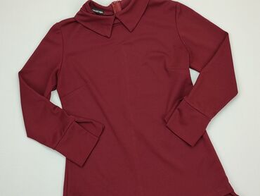 bluzki bordowa: Tunika, S, stan - Dobry
