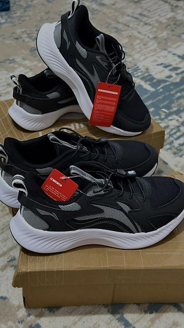 Кроссовки Li-Ning (модель YKCV006-3) - Цвет: черный с серыми