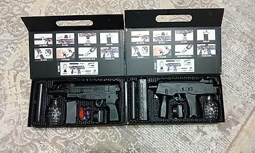 ikili dest: Elektron gel-blaster (su jel muncuqlu🫧 oyuncaq tapança) dəsti🔫 Dəst — 7