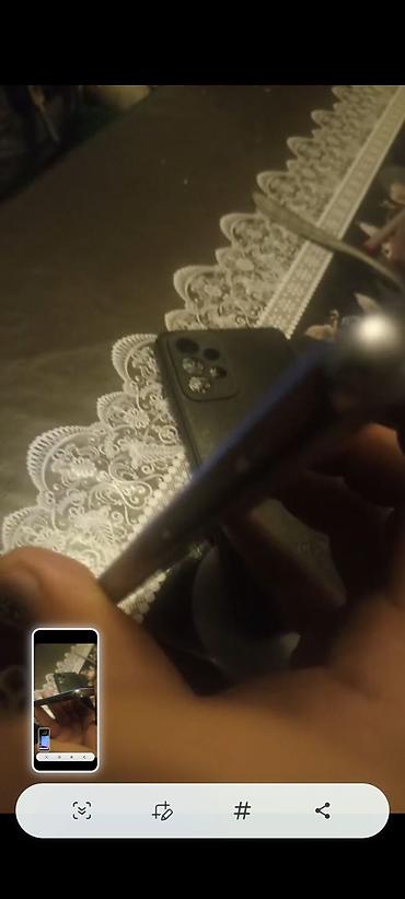 wifi usb modem: Samsung Galaxy A73 5G, 256 GB, rəng - Boz, Barmaq izi — 3