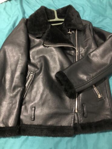 обувь зимный: Демисезонная женская куртка‑дублёнка из чёрной эко‑кожи с мягким