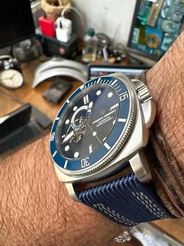 Ručni satovi: PAGANI DESIGN PD-1736 -Plava- Seiko Automatic mehanizam Potpuno nov — 4