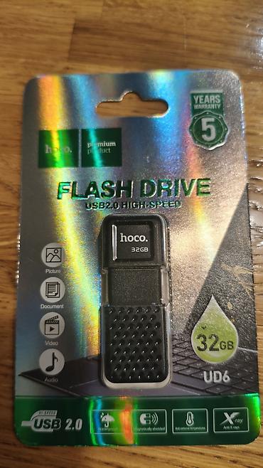 внешняя память: Флеш-накопитель hoco. UD6 32GB - Объем: 32 ГБ - Интерфейс: USB 2.0 — 5
