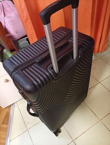 torba za bebe: Veliki kofer na točkiće – crni, tvrda školjka oko. 75 50 30 MIRJEVO — 7