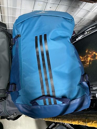 Рюкзактар: Рюкзак спортивный Adidas (модель с тремя полосками), цвет — — 1