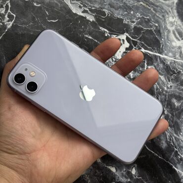 Apple iPhone: IPhone 11, Б/у, 128 ГБ, Синий, Защитное стекло, Чехол, 88 % — 1