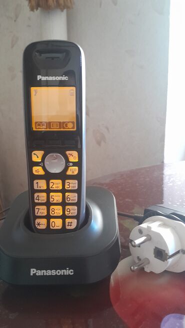 Стационарные телефоны: Стационарный телефон Panasonic, Беспроводной, Б/у, Самовывоз at lalafo.az Стационарные телефоны: Стационарный телефон Panasonic, Беспроводной, Б/у, Самовывоз