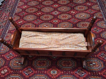 обувь на годик: Люлька, Термелүүчү, Жыгач, түсү - Күрөң