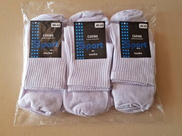 Čarape i donji veš: Čarape 40-43 i 43-46, sto posto pamuk Proizvedene u Srbiji 100% pamuk — 8