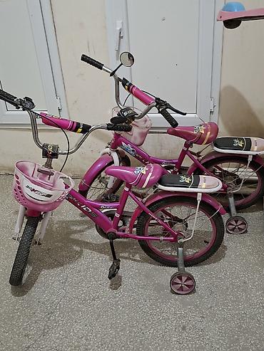 rambo velosipedi: Uşaq velosipedi – pink rəngdə, 2 ədəd Xüsusiyyətlər: - Təxminən 14 — 1
