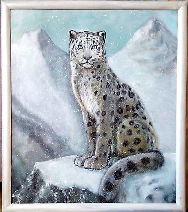 фото 3 на 4: Картины продаю: ВЕРШИНА. Р/Р75см/100см. с рамой. Пары-100/78 см Барс — 2
