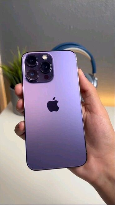лучшая копия apple watch 6: IPhone 14 Pro Max, Колдонулган, 256 ГБ, Deep Purple, Коргоочу айнек, Каптама, Кабель, 87 %