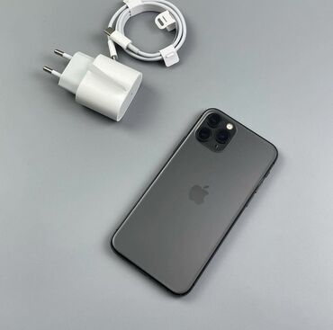 айфон 11 цена кыргызстан: IPhone 11 Pro, Б/у, 64 ГБ, Черный, Защитное стекло, Чехол, Кабель, 81 %