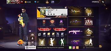 Значки: Аккаунт Free Fire Характеристики профиля: - Ник: MACROS012 YT - Язык — 1