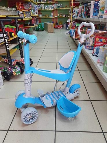 Igračke: Trotineti 5u1 snizenje 4500din, sediste, rucica, naslon se skidaju — 3
