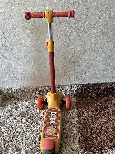 scoot: Детский трёхколёсный самокат «DEER» - Для малышей: устойчивая — 1