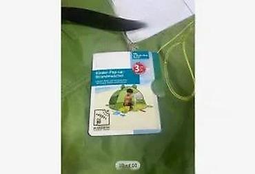 Šatori za decu: Dečiji pop-up šator – žabica - Zabavan dizajn žabice sa očima — 16