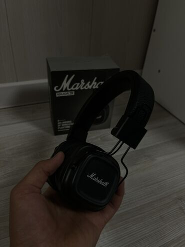 купить беспроводные наушники marshall: Беспроводные наушники Marshall Major IV черного цвета с накладным
