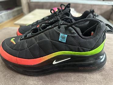 nike 152: Nike patike, broj 37 🖤 Efektan crni model sa zelenim i crvenim — 3