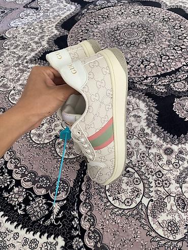 Спорттук бут кийим: Кроссовкалар, 41, 41.5, 42, Gucci, Жаңы, түсү - Саргыч боз — 6