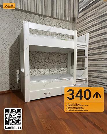 Mebel: Məhsul: İki mərtəbəli çarpayılar (Lamini.az) Model 1: - Qiymət: 550 ₼ — 2