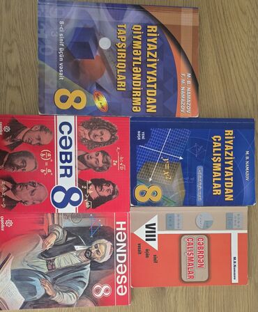 Testlər: 5i birlikdə 12 manat. Tək-tək satışda mövcuddur