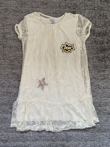 haljine od čipke: Zara, Midi, Kratak rukav, 122-128