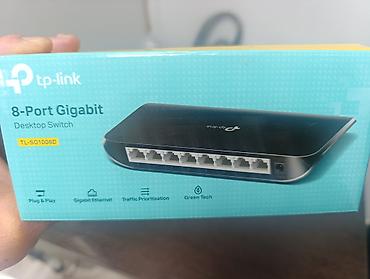 Модемы и сетевое оборудование: TP-Link TL-SG1008D — гигабитный 8-портовый настольный коммутатор — 1