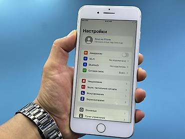 iphone 7 plus обмен: IPhone 7 Plus, Б/у, 256 ГБ, Серебристый, Чехол, 76 % — 10