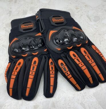 фудболный перчатки: Перчатки черный оранжевый и зеленый с капроном на локоть XL, XXL