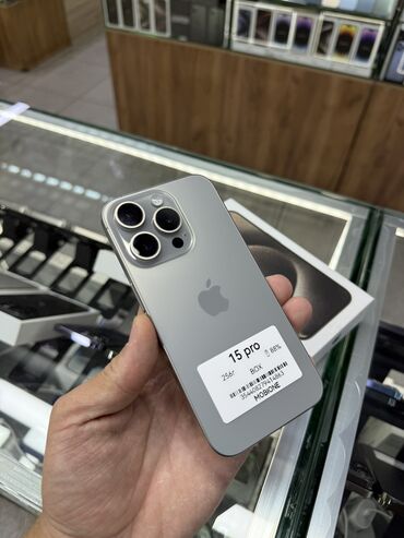 сколько стоит бронированный телефон: IPhone 15 Pro, Новый, 256 ГБ, Natural Titanium, В рассрочку, 93 %