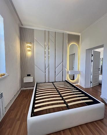 Спальные гарнитуры: Спальный гарнитур, Трюмо, МДФ, цвет - Бежевый — 7