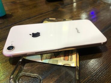 telfonlar tap.az: IPhone 8, 64 ГБ, Rose Gold, Отпечаток пальца