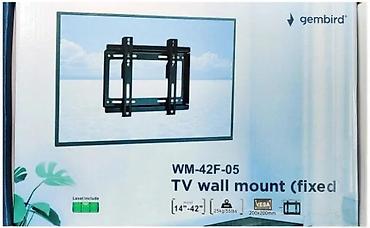 Aksesoari za TV i video: Fiksni nosač za TV – Gembird WM-42F-05 - Zidni nosač za ravne — 4